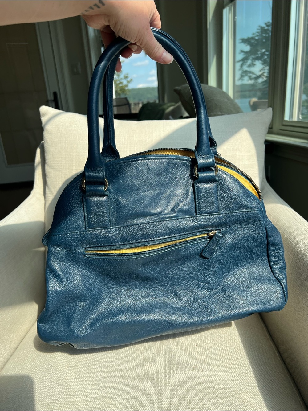 Navy Blue Purse - Picture 3 of 10